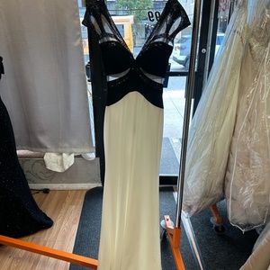 Camille la Vie Dress White/Black 14808